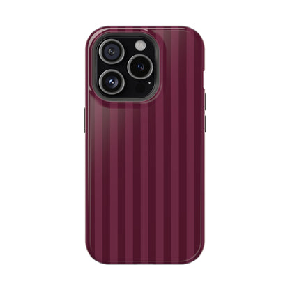 Plum Stripes iPhone Case