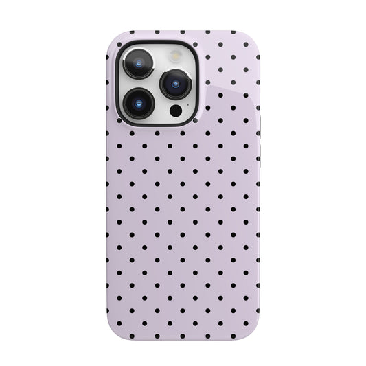 Lilac Mini Polka Dots iPhone Case