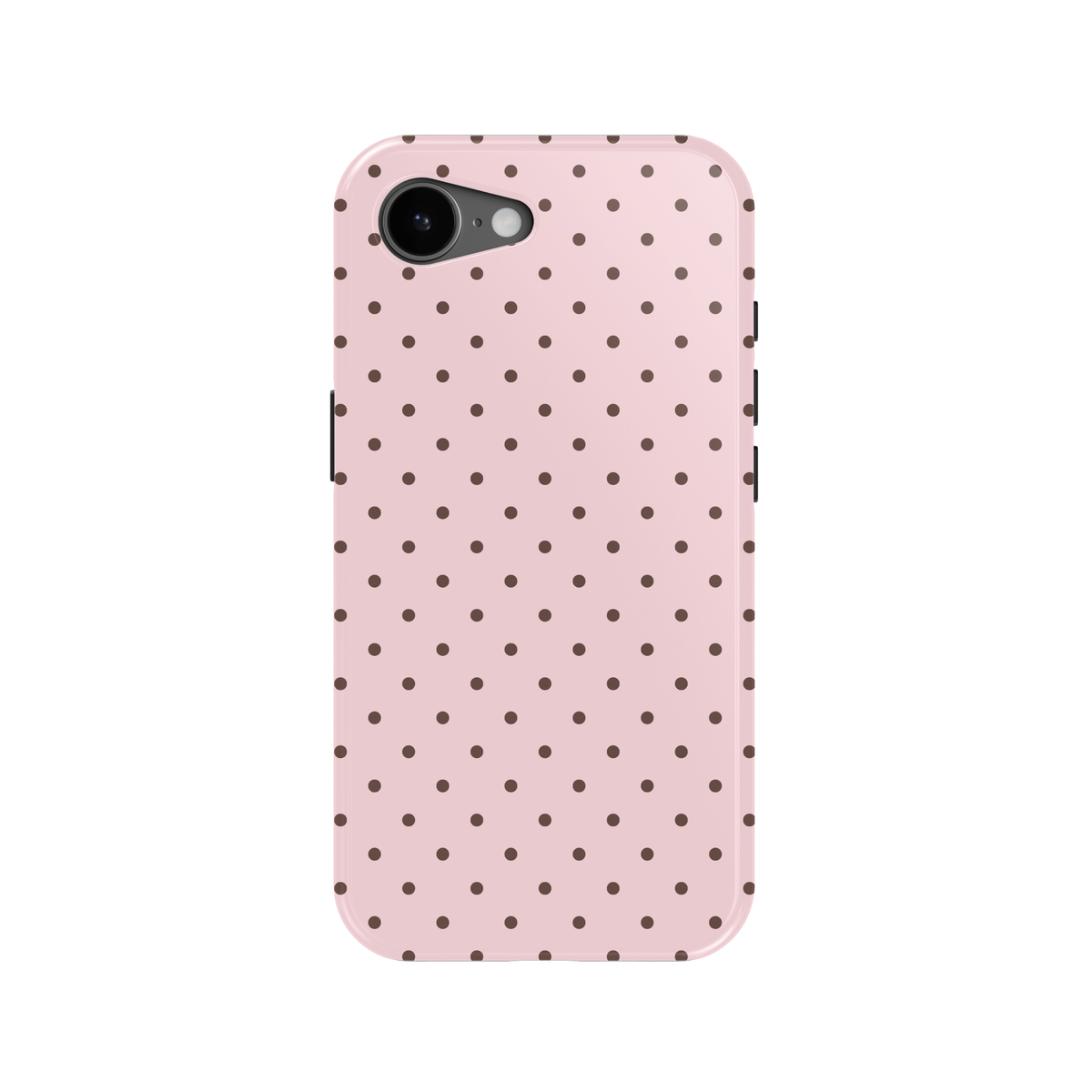 Strawberry Mocha Mini Dots iPhone Case from Stella Cases