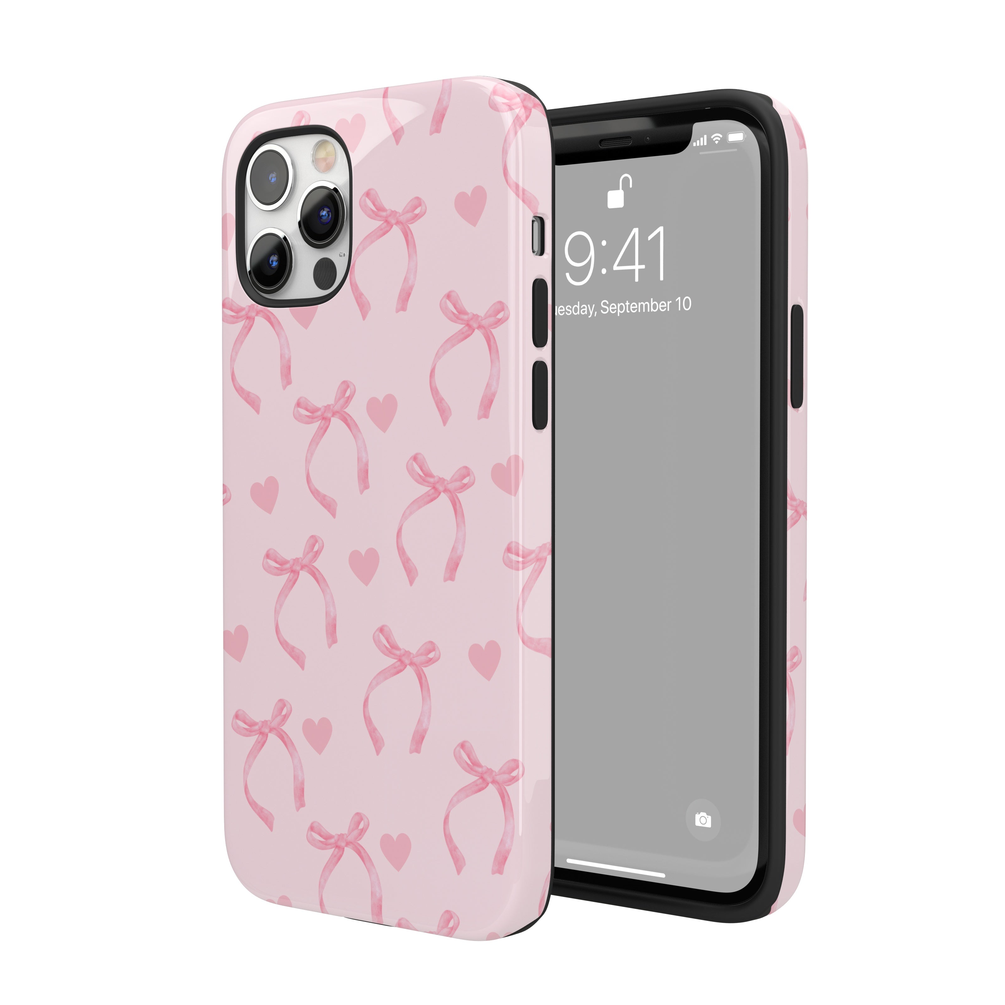 Bows & Hearts iPhone Case