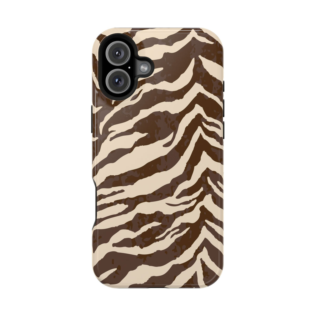 Brown Zebra iPhone Case