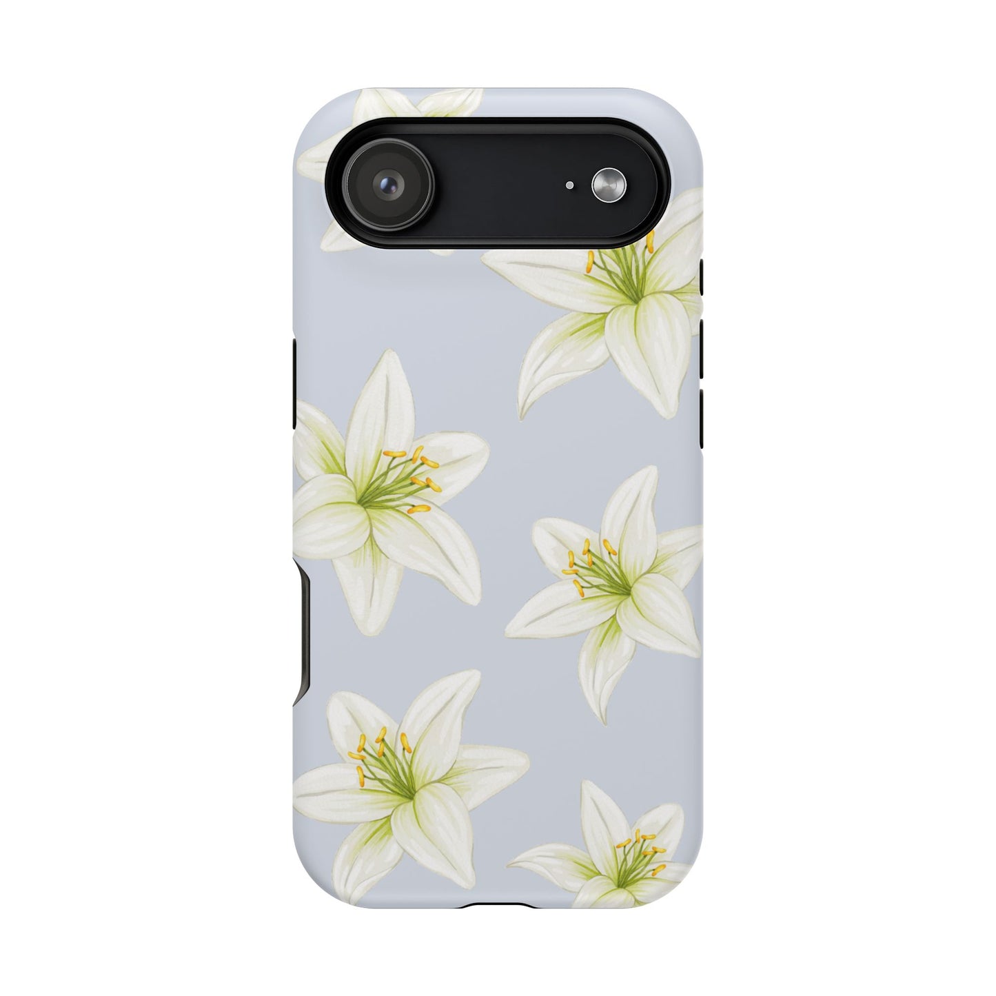 Blue Tiger Lily iPhone Case