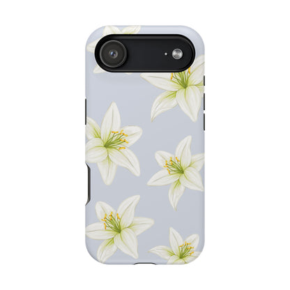 Blue Tiger Lily iPhone Case
