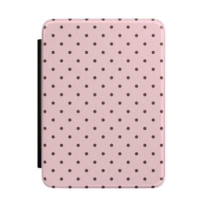 Strawberry Mocha Mini Dots Kindle Case