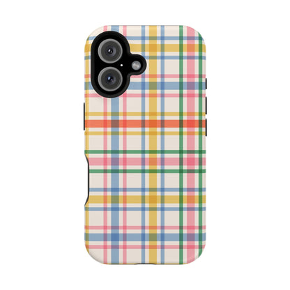 Retro Plaid iPhone Case