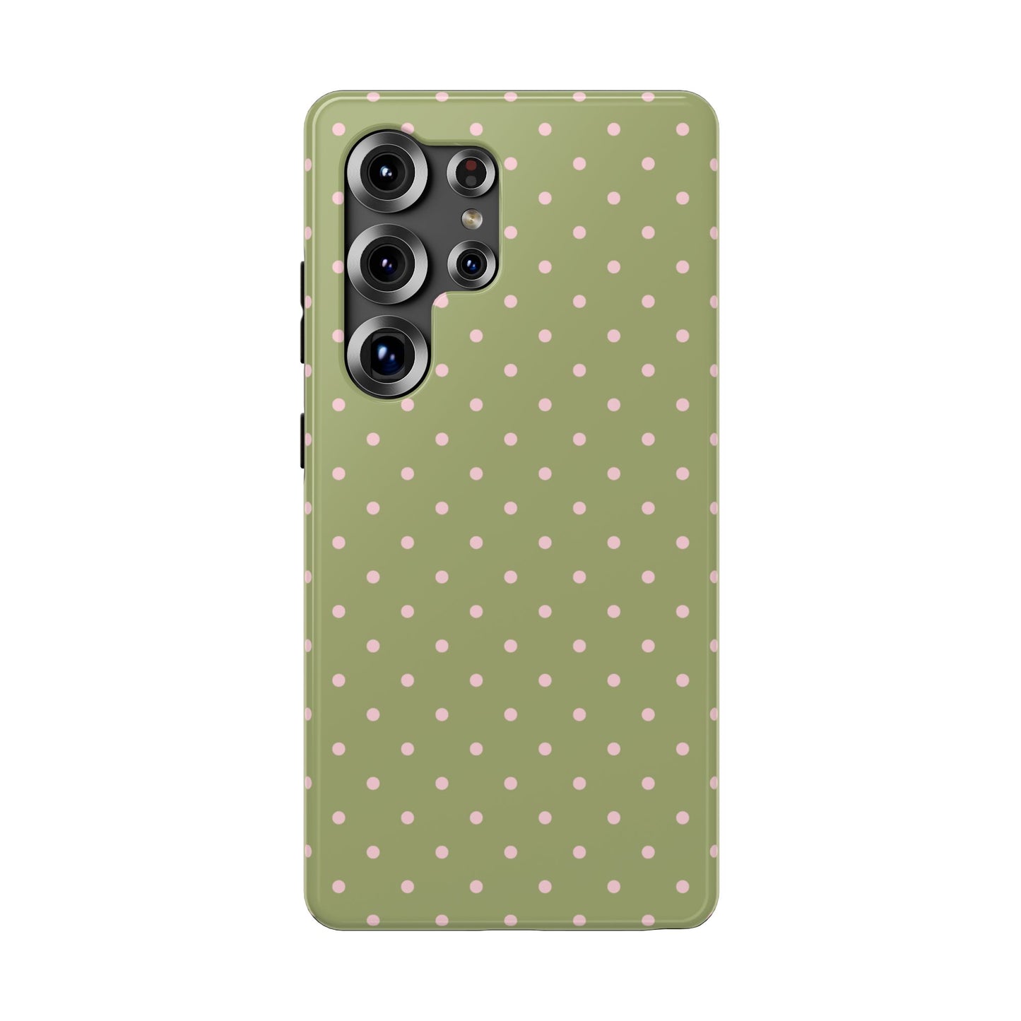 Pink Matcha Mini Dots Samsung Case