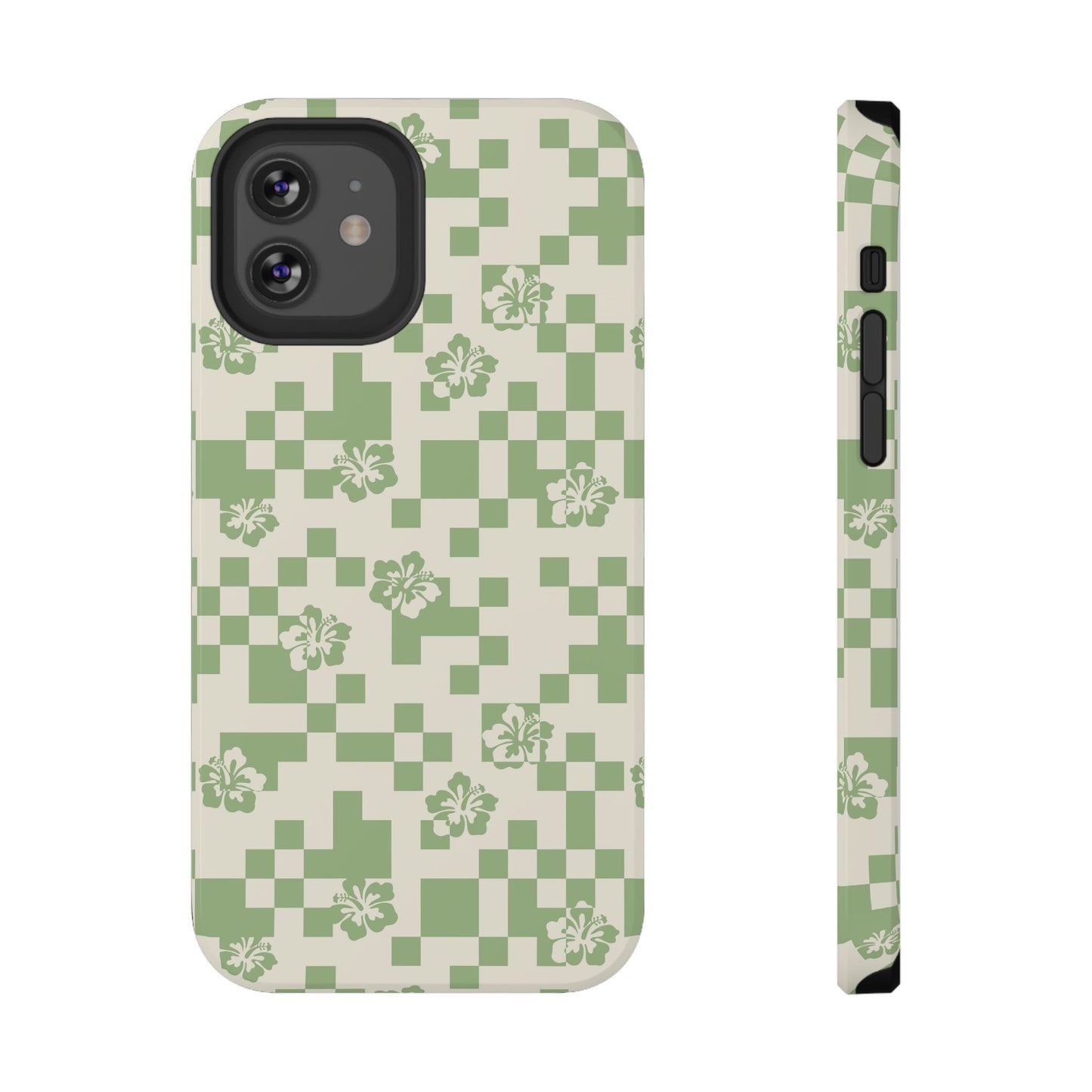 Green Hibiscus iPhone Case