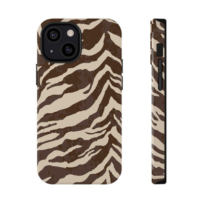 Brown Zebra iPhone Case