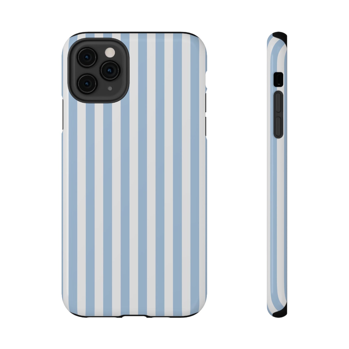 Blue Picnic Stripes iPhone Case