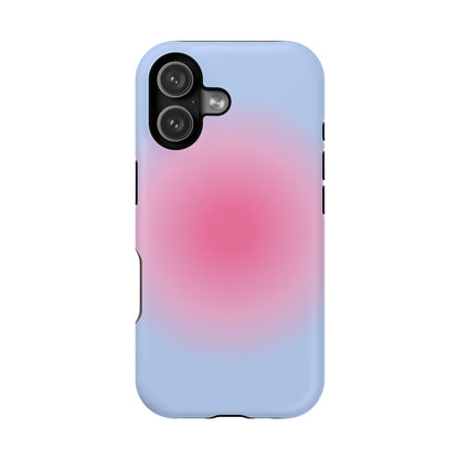 Pink & Blue Aura iPhone Case