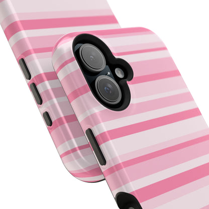Pink Candy Stripes iPhone Case