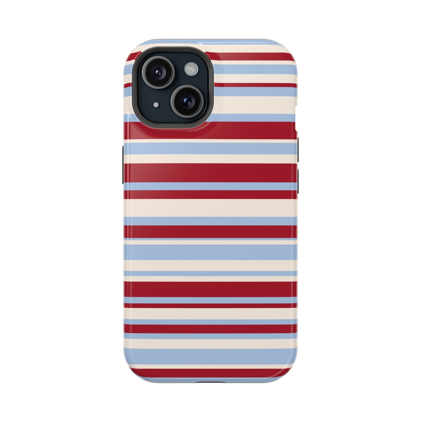 Cherry Soda Stripes iPhone Case