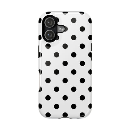 Black Polka Dots iPhone Case