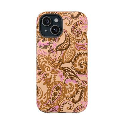 Honey Rose Paisley iPhone Case