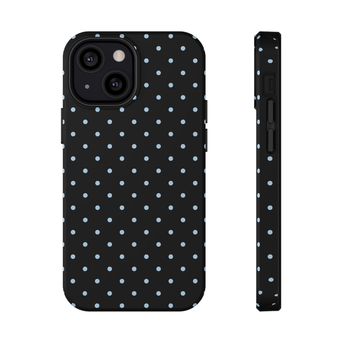 Blue Velvet Mini Dots iPhone Case