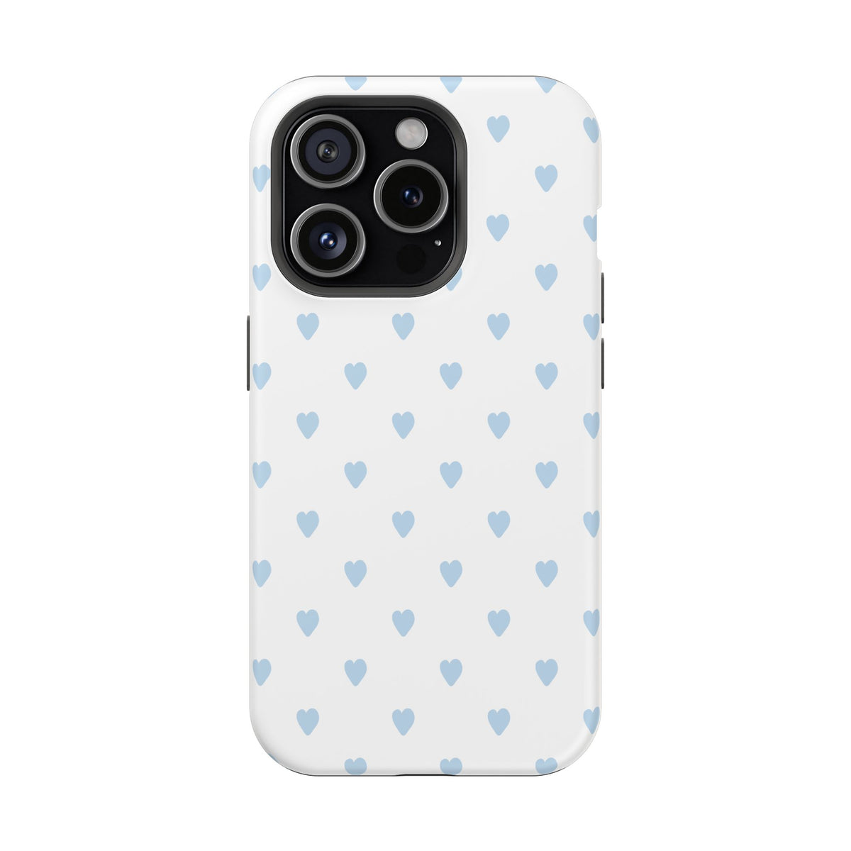 Blue Little Hearts iPhone Case