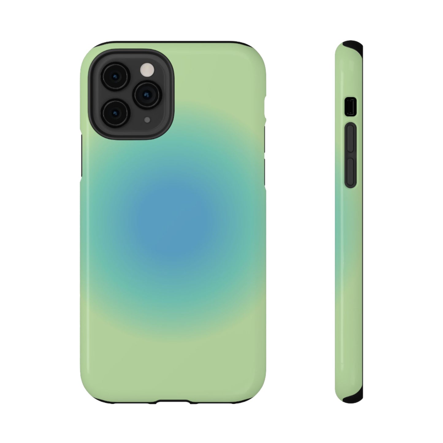 Blue & Green Aura iPhone Case
