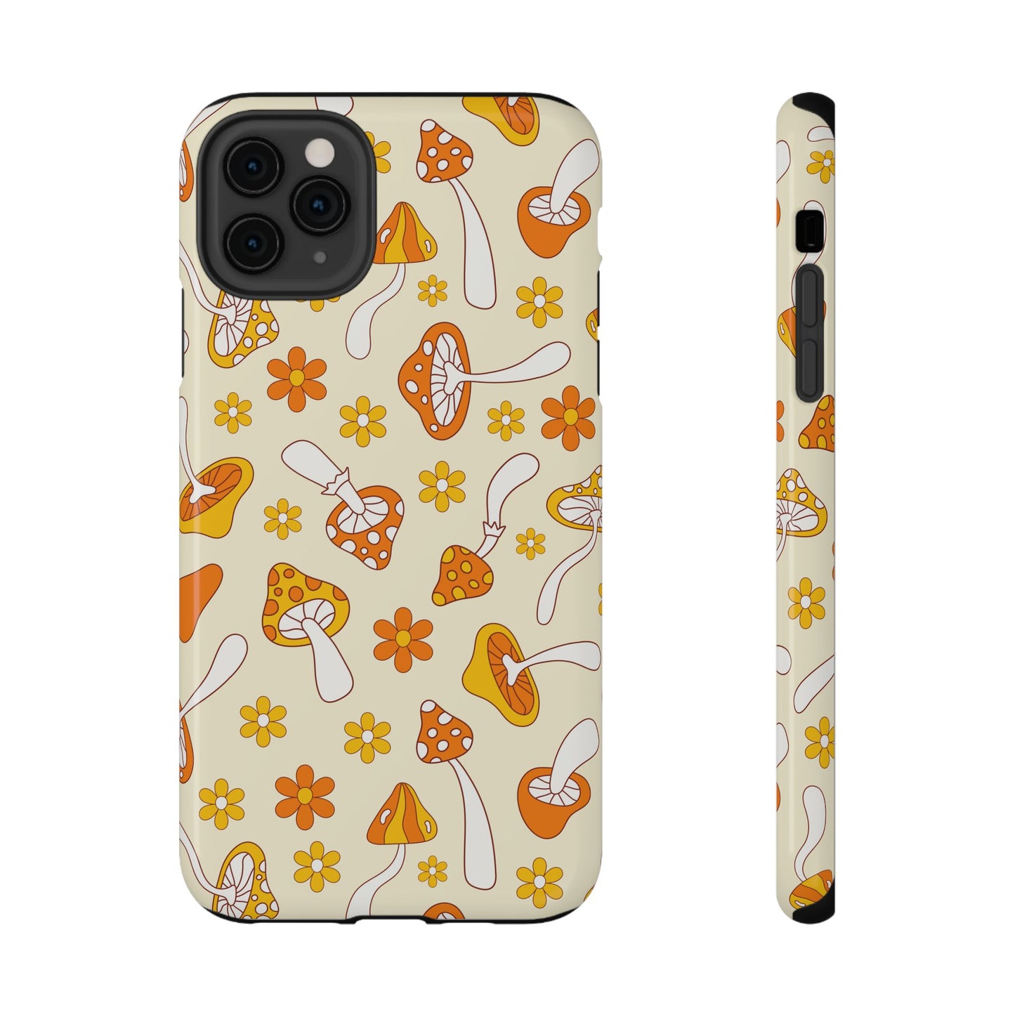 Retro Mushrooms iPhone Case