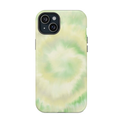 Lime Tie Dye iPhone Case
