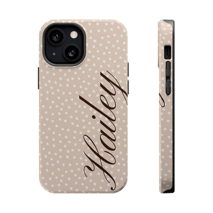 Custom Vanilla Dots iPhone Case