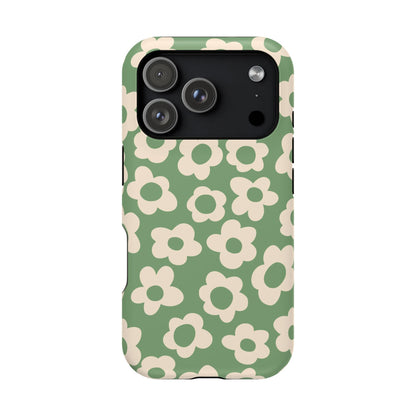 Green Las Flores iPhone Case
