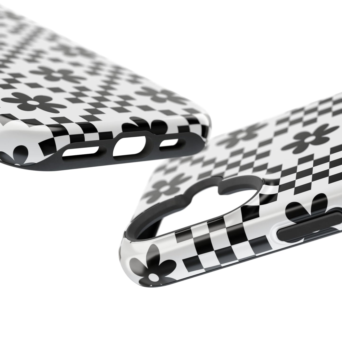 Monochrome Daisy iPhone Case