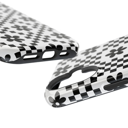 Monochrome Daisy iPhone Case
