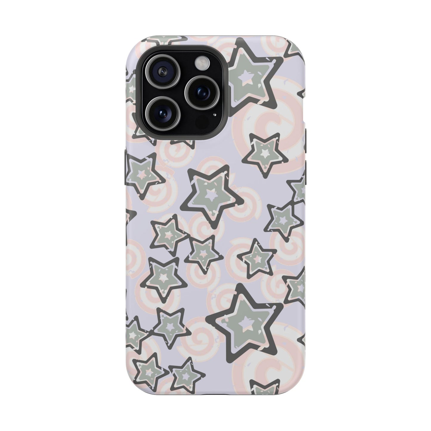 Y2K Gray Star iPhone Case