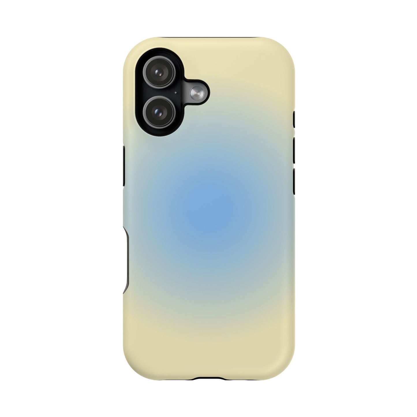 Blue & Yellow Aura iPhone Case