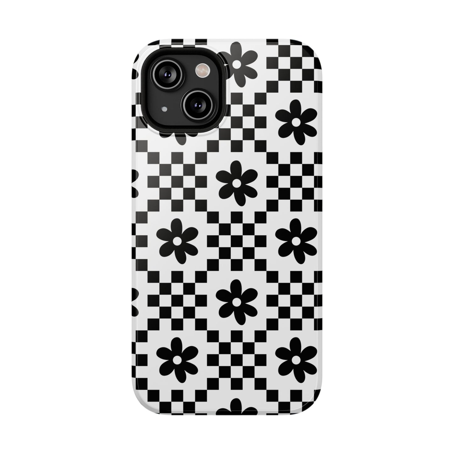 Monochrome Daisy iPhone Case