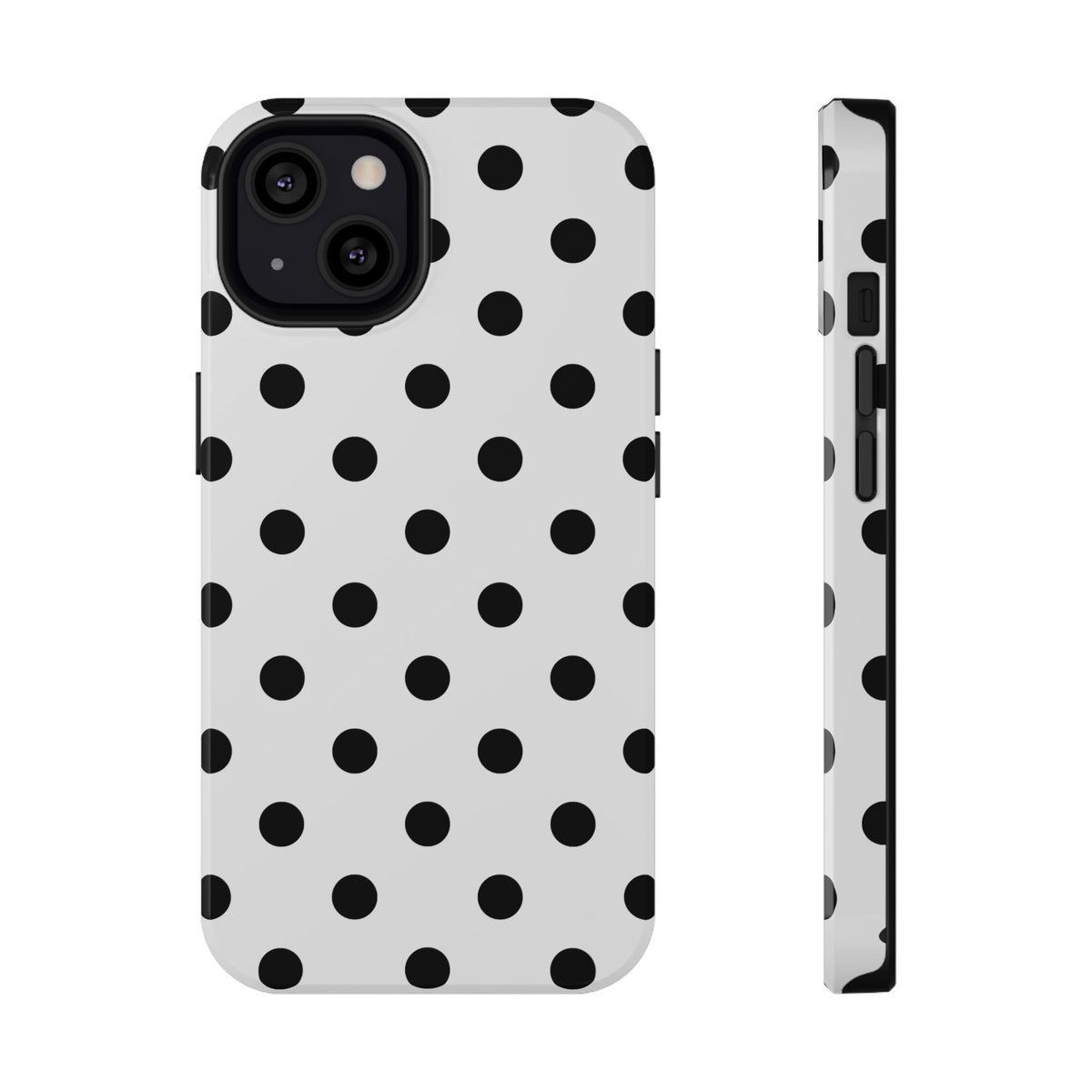 Black Polka Dots iPhone Case