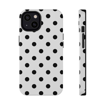 Black Polka Dots iPhone Case