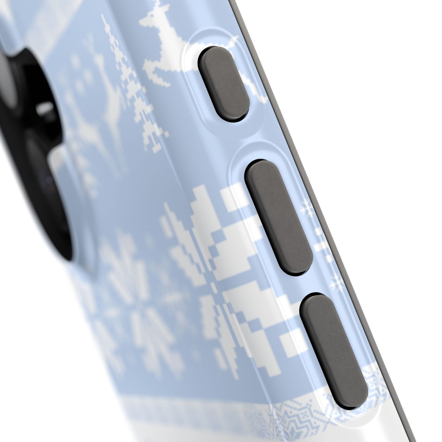 Blue Christmas Sweater iPhone Case