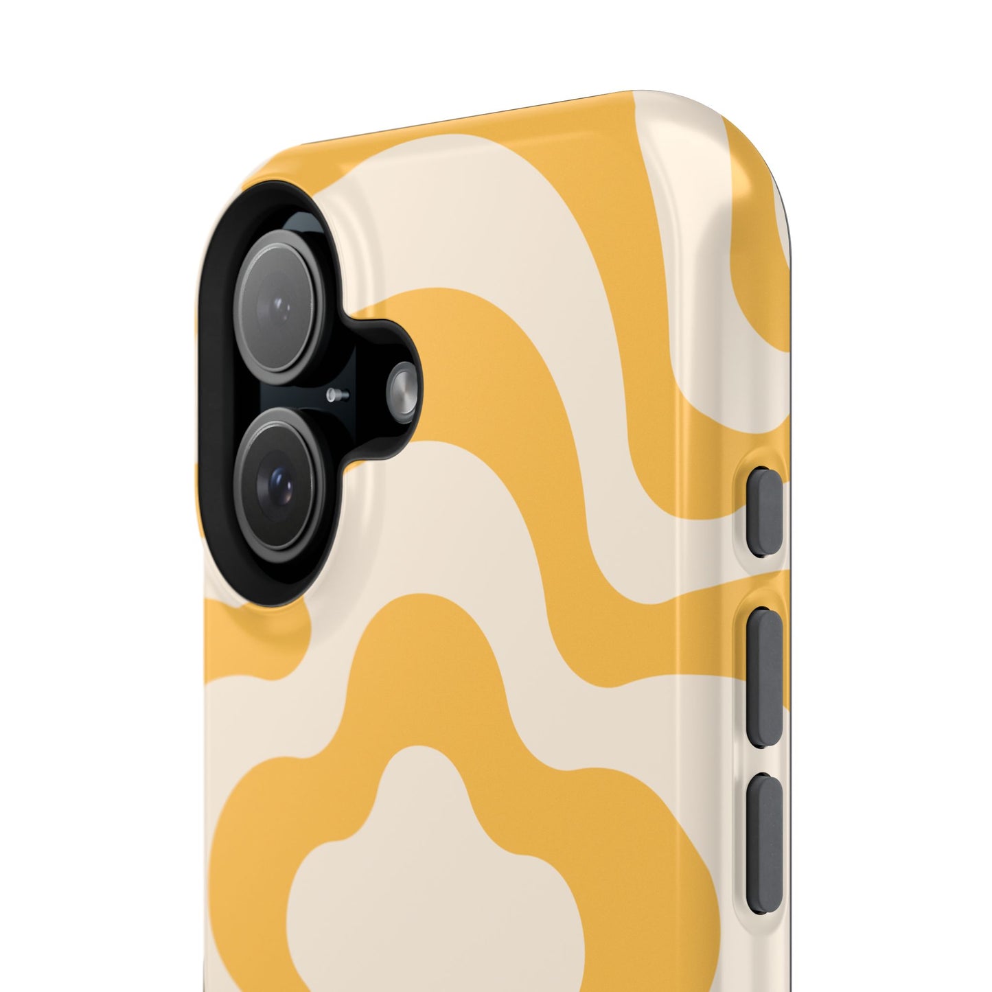 Yellow Retro Flower iPhone Case