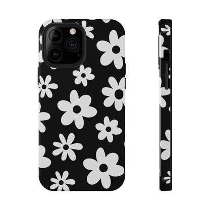 Black Flower Power iPhone Case