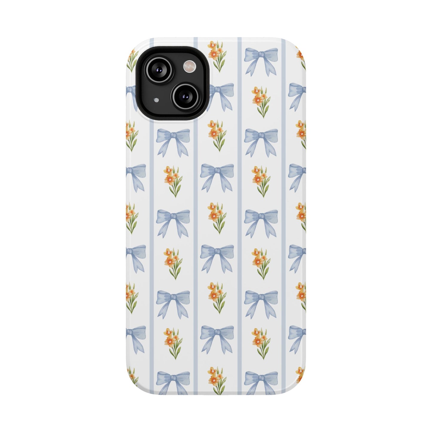 Blue Bows iPhone Case
