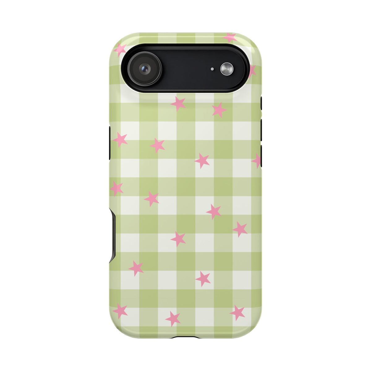 Lucky Star Gingham iPhone Case