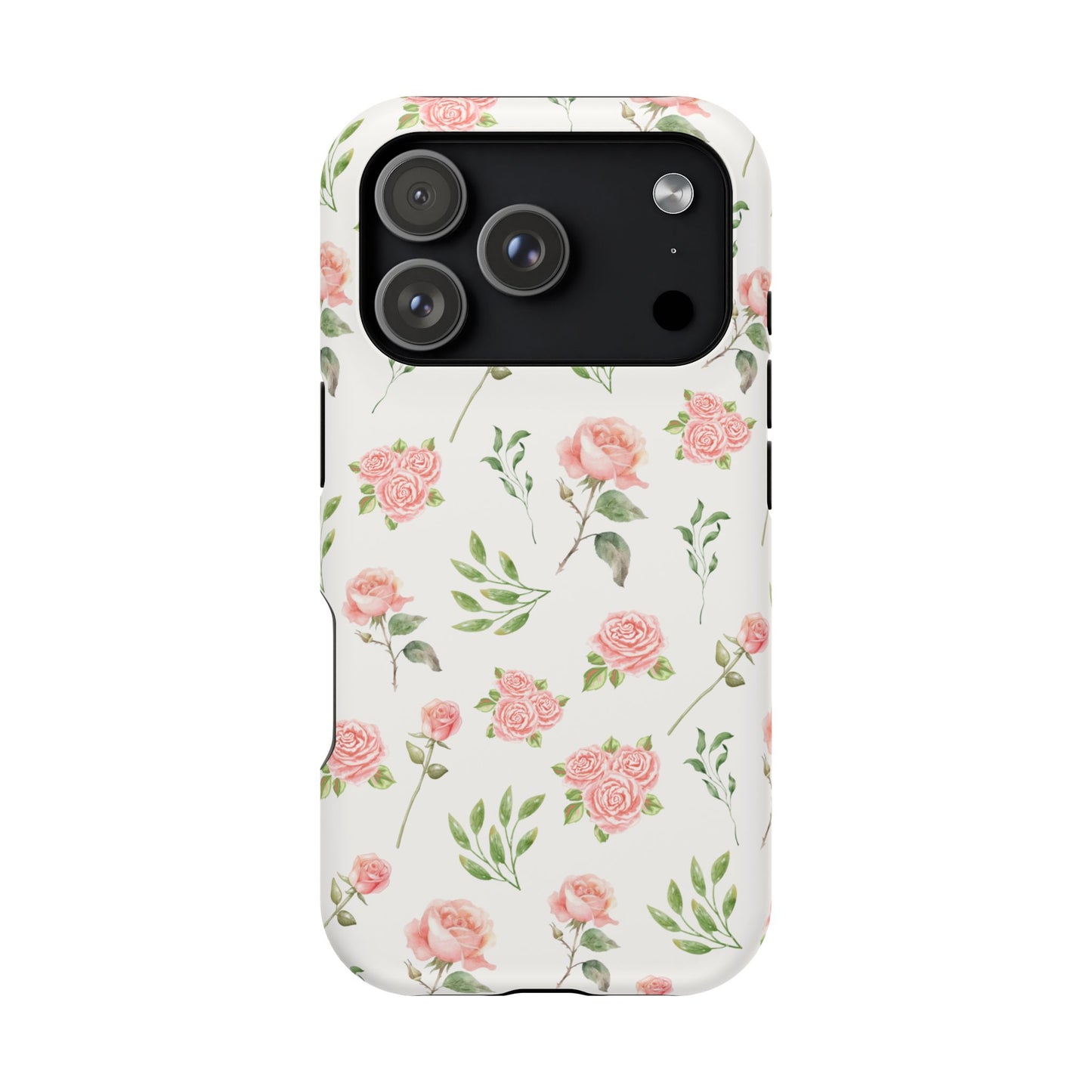 Pink Vintage Roses iPhone Case