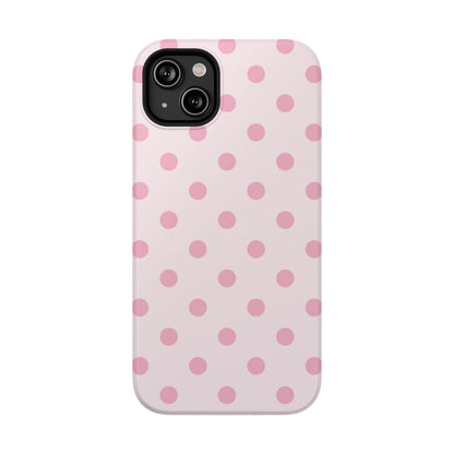 Pink Sprinkles Polka Dots iPhone Case