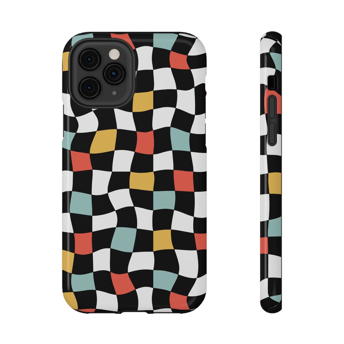 Retro Check iPhone Case