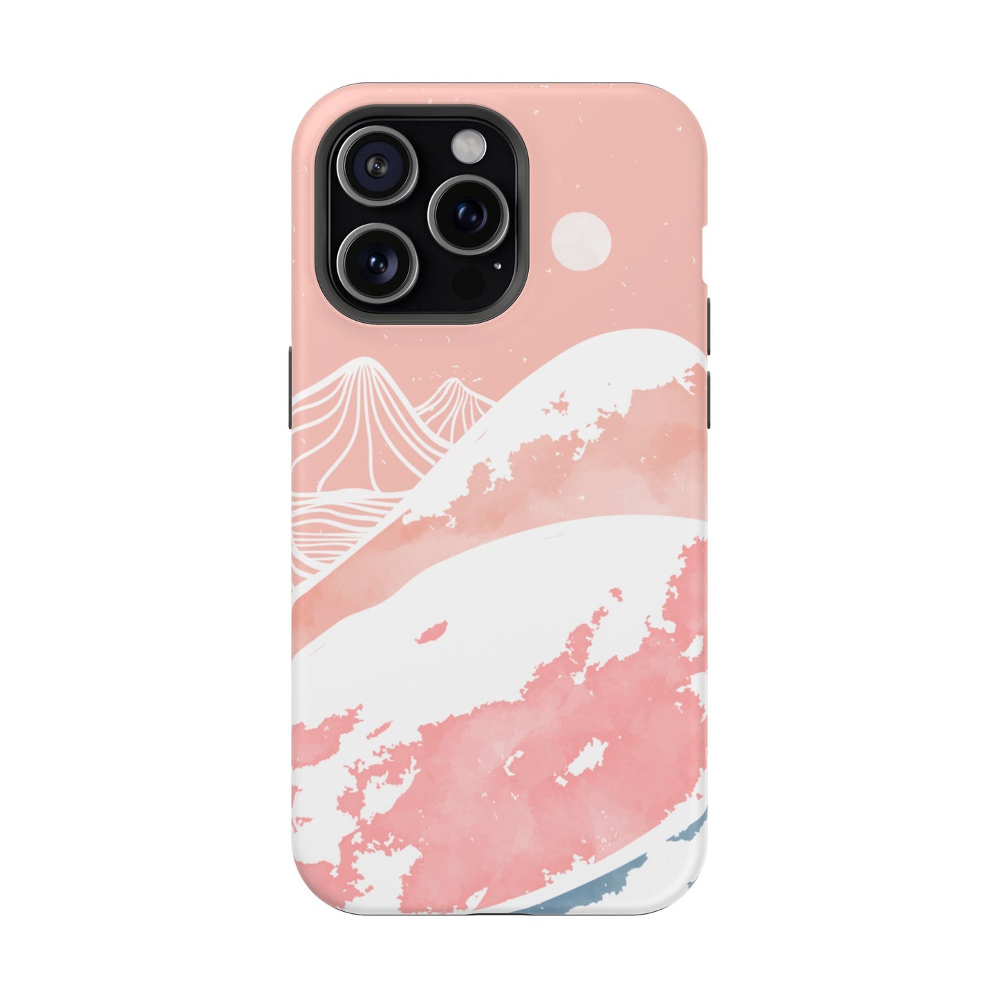 Pink Winter Night iPhone Case