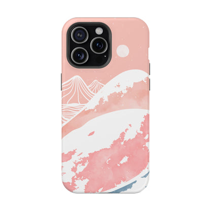 Pink Winter Night iPhone Case