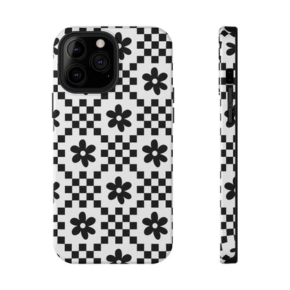 Monochrome Daisy iPhone Case