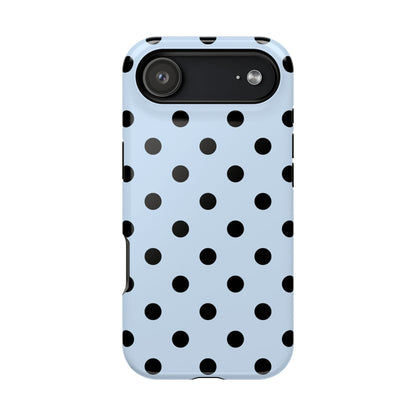 Blue Polka Dots iPhone Case