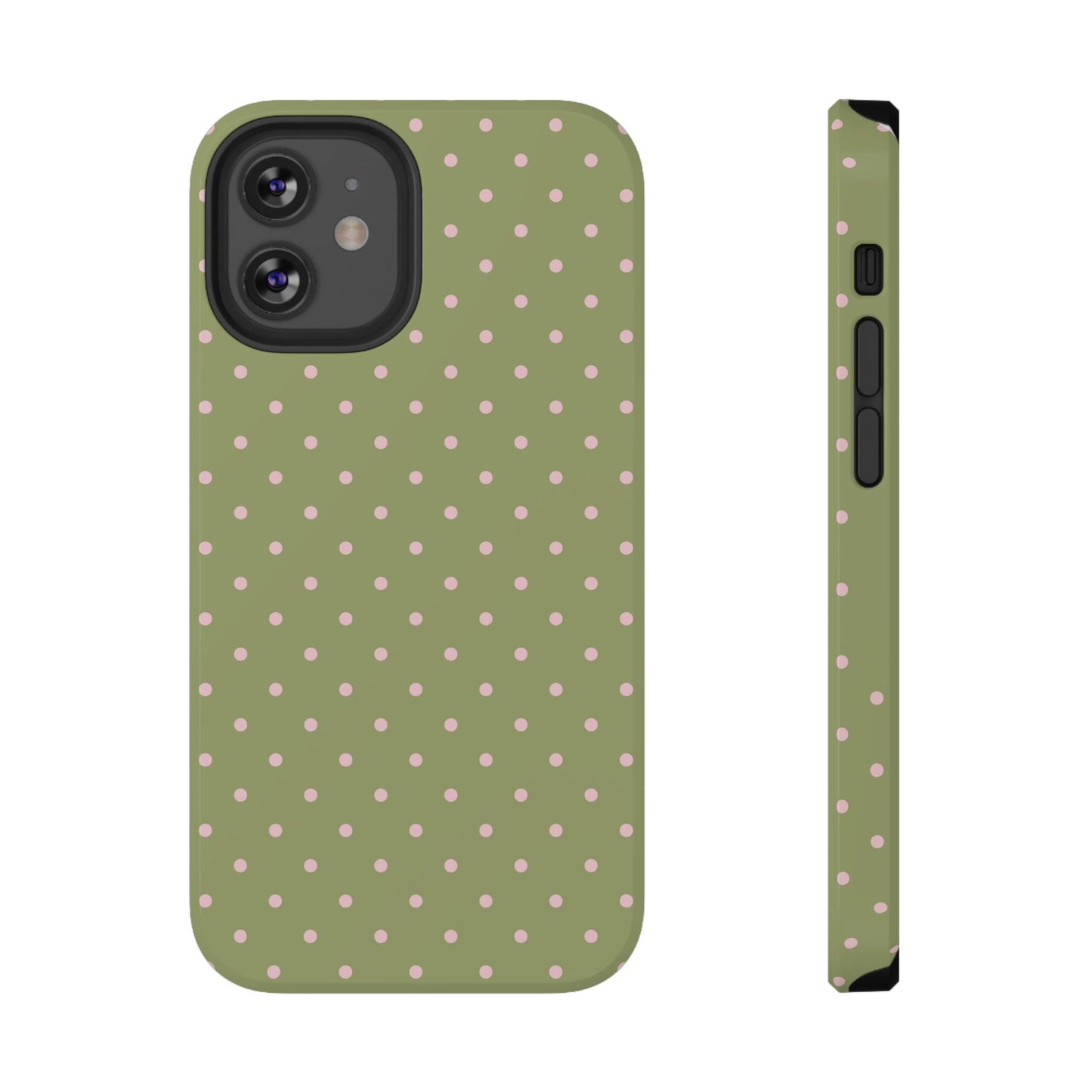 Pink Matcha Mini Dots iPhone Case