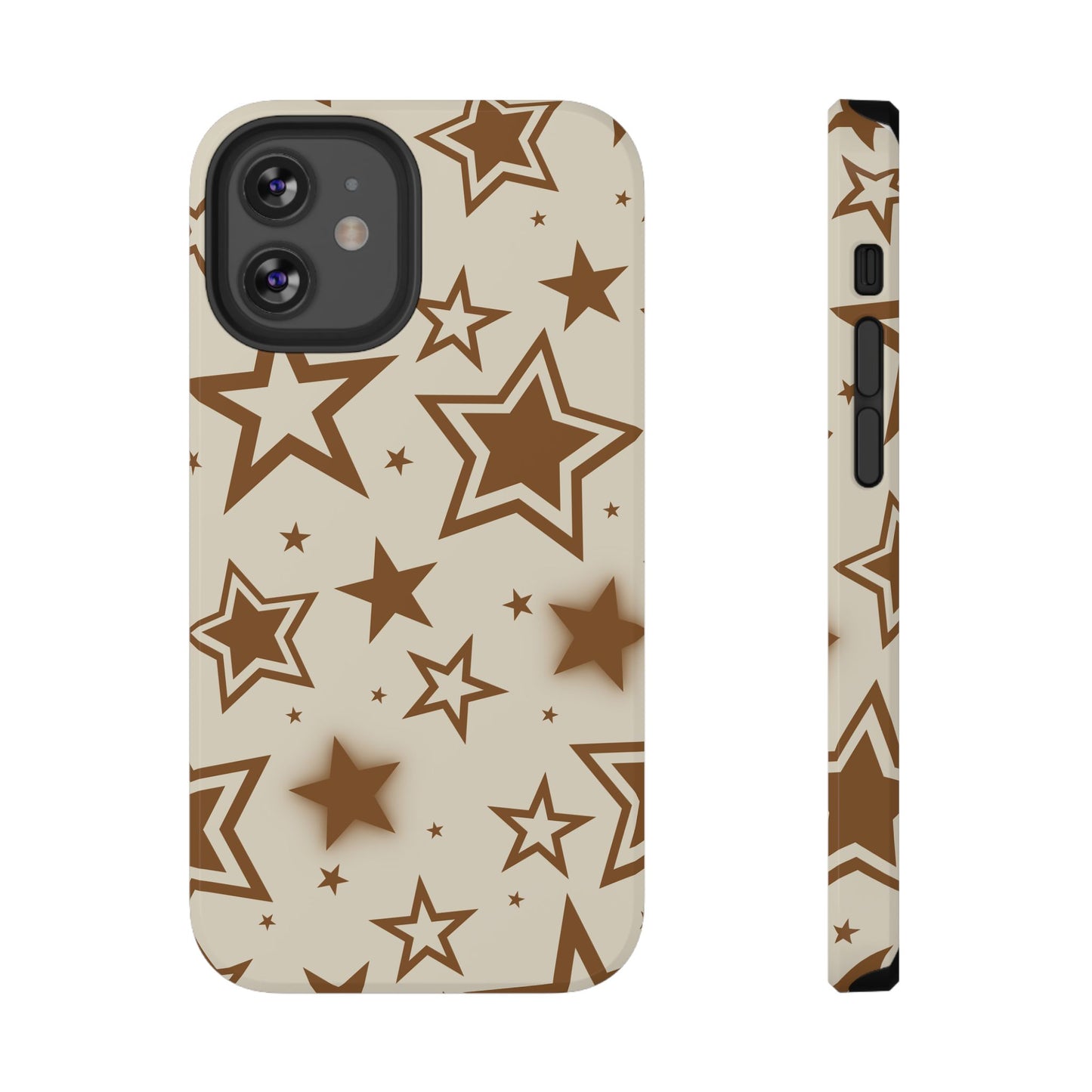 Brown Stardust iPhone Case