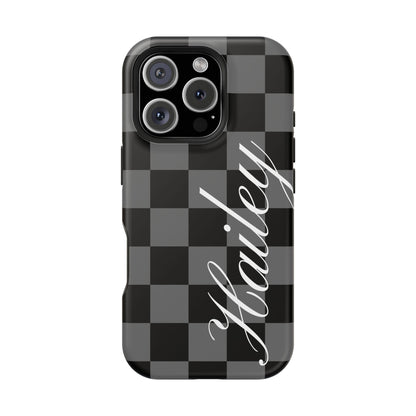 Custom Twilight Checkered iPhone Case