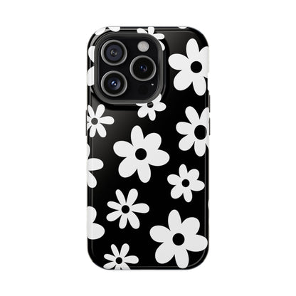 Black Flower Power iPhone Case