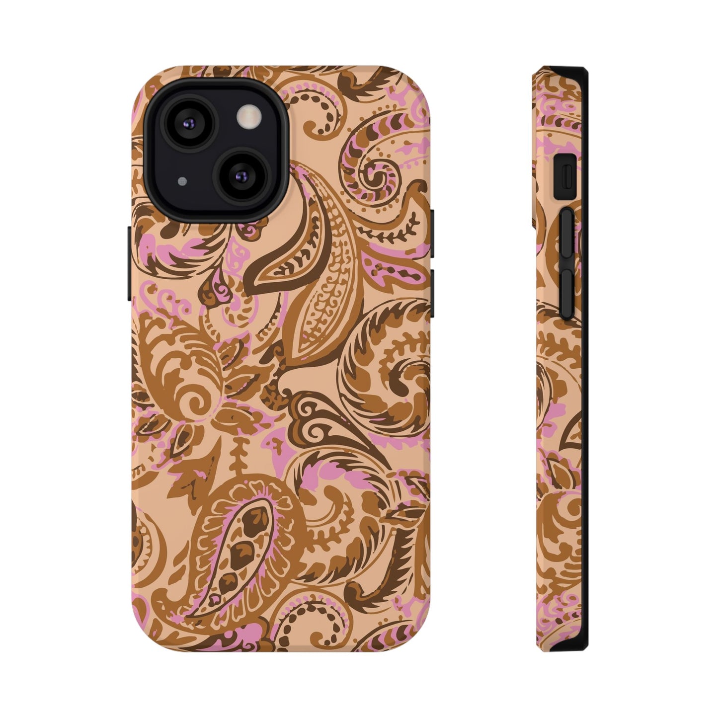 Honey Rose Paisley iPhone Case