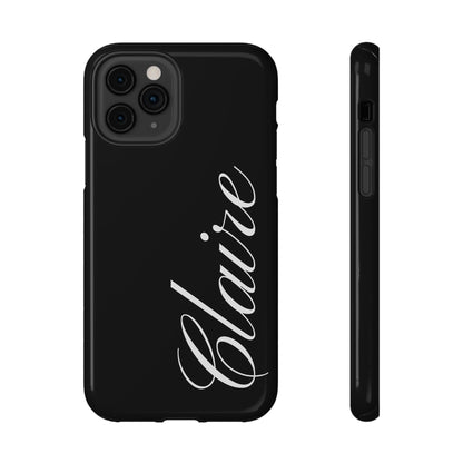 Custom Black iPhone Case